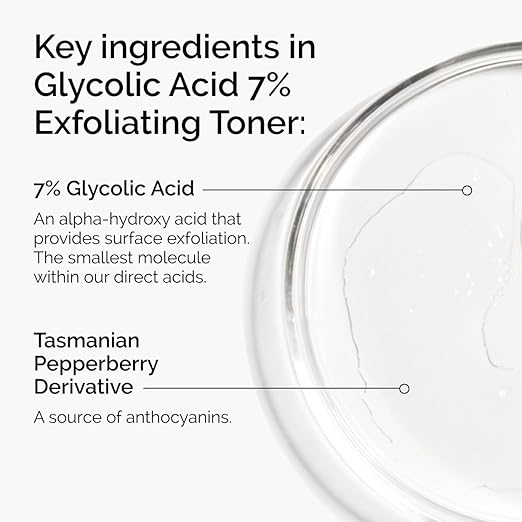 The Ordinary Glycolic Acid Smoothing Daily Toner for More Even-Looking Skin Tone