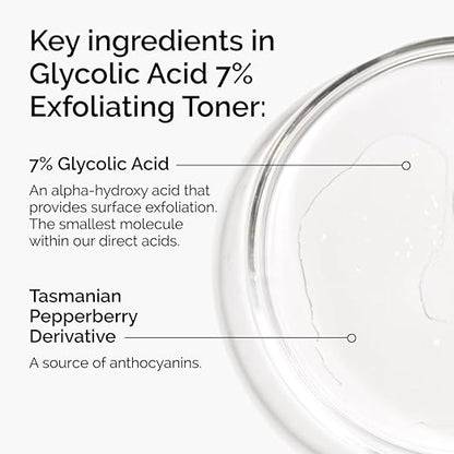 The Ordinary Glycolic Acid Smoothing Daily Toner for More Even-Looking Skin Tone