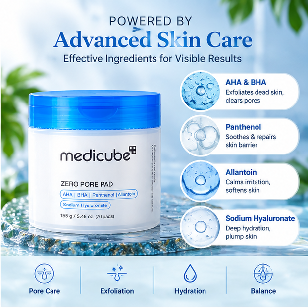 Medicube Toner Pads Zero Pore Pad 2.0